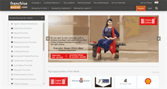 Desktop Screenshot of franchisebazar.com